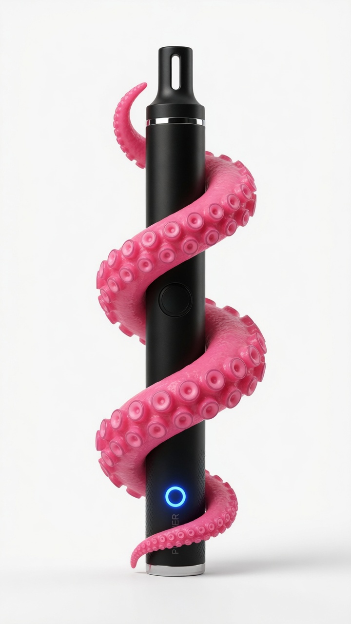 Octopus Tentacle Grip - Neon Pink