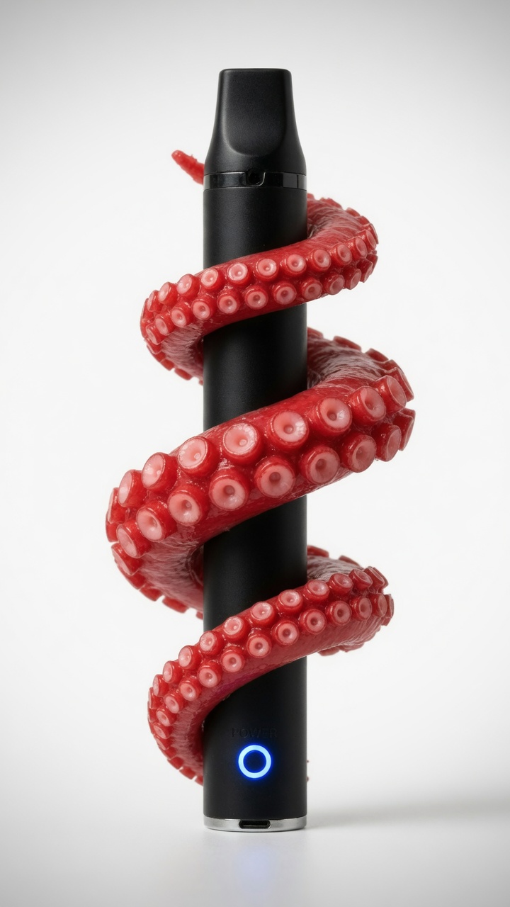 Octopus Tentacle Grip - Red